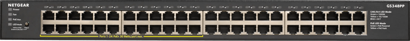 Detalle de Netgear GS348PP Switch mit PoE+ (47 Ports)