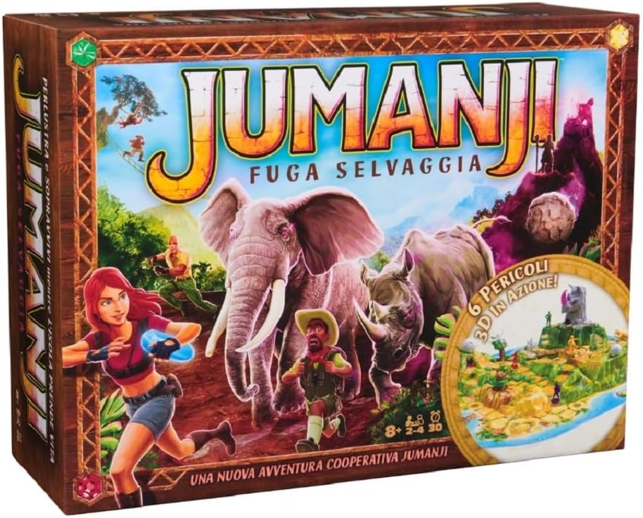 Thumbnail 6 de Jumanji Il Gioco di Editrice Giochi: avventura familiare per bambini dai 6 anni in su