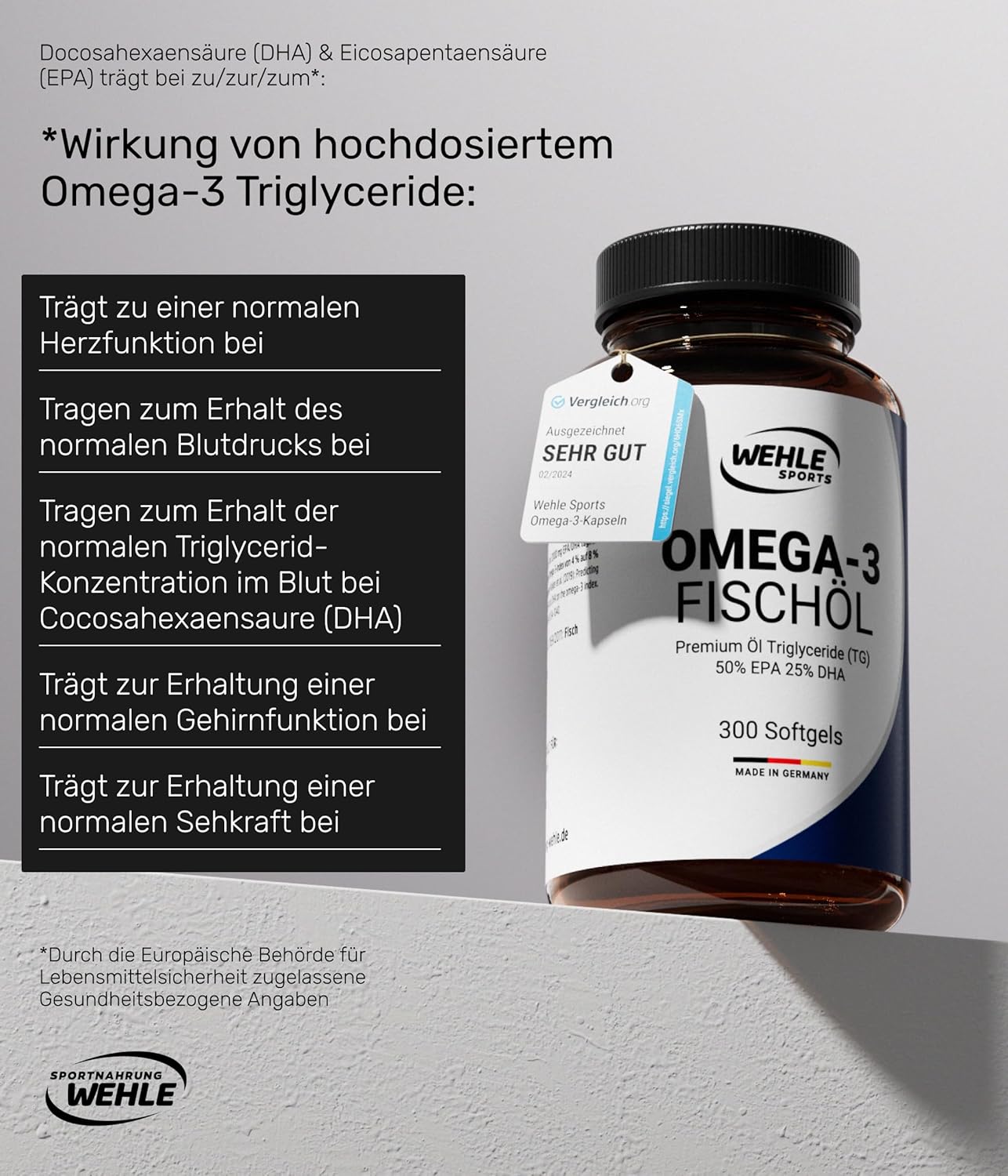 Thumbnail 4 de Omega 3 Kapseln hochdosiert 300 Kapseln