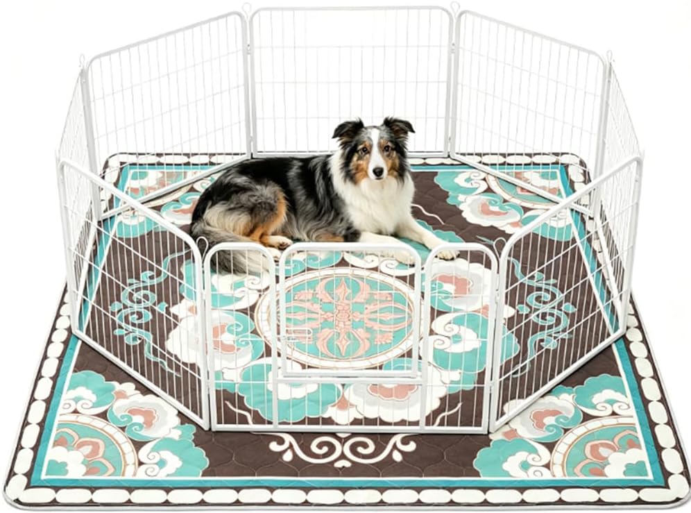 Imagen de Deamoser Extra Large Washable Dog Pad 160 x 160cm – XL Reusable Whelping Mat for Large Dogs en OfertitasTOP