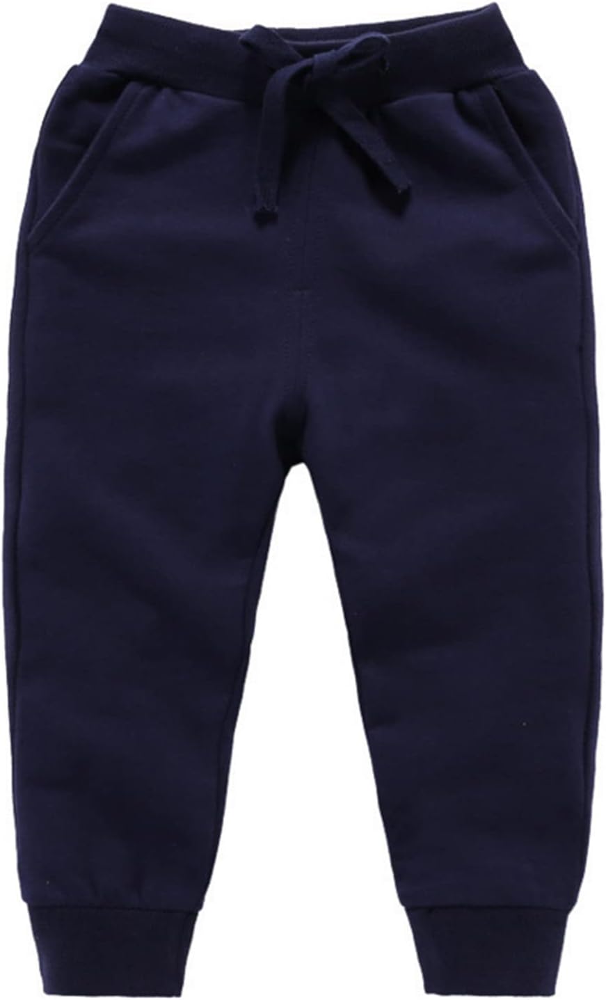 Detalle de CuteOn Kids Elastic Waist Cotton Trousers 1-5Y