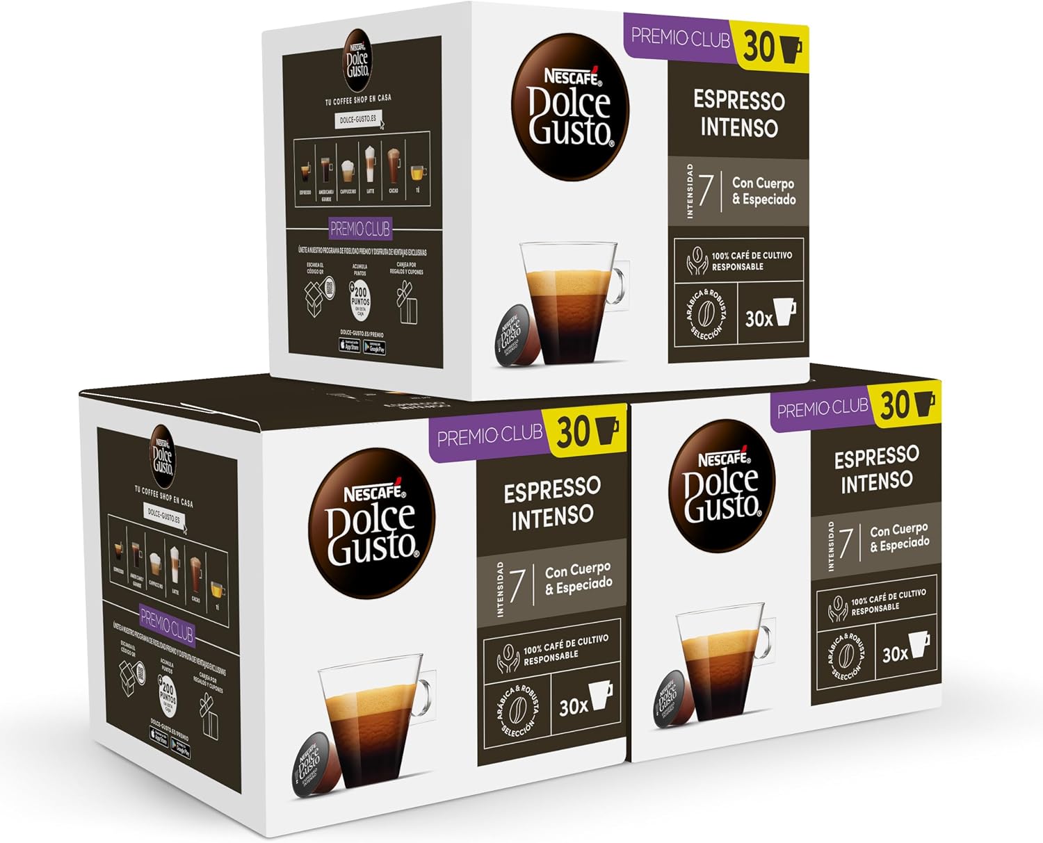 Detalle de NESCAFÉ Dolce Gusto Espresso Intenso ☕ 90 cápsulas originales