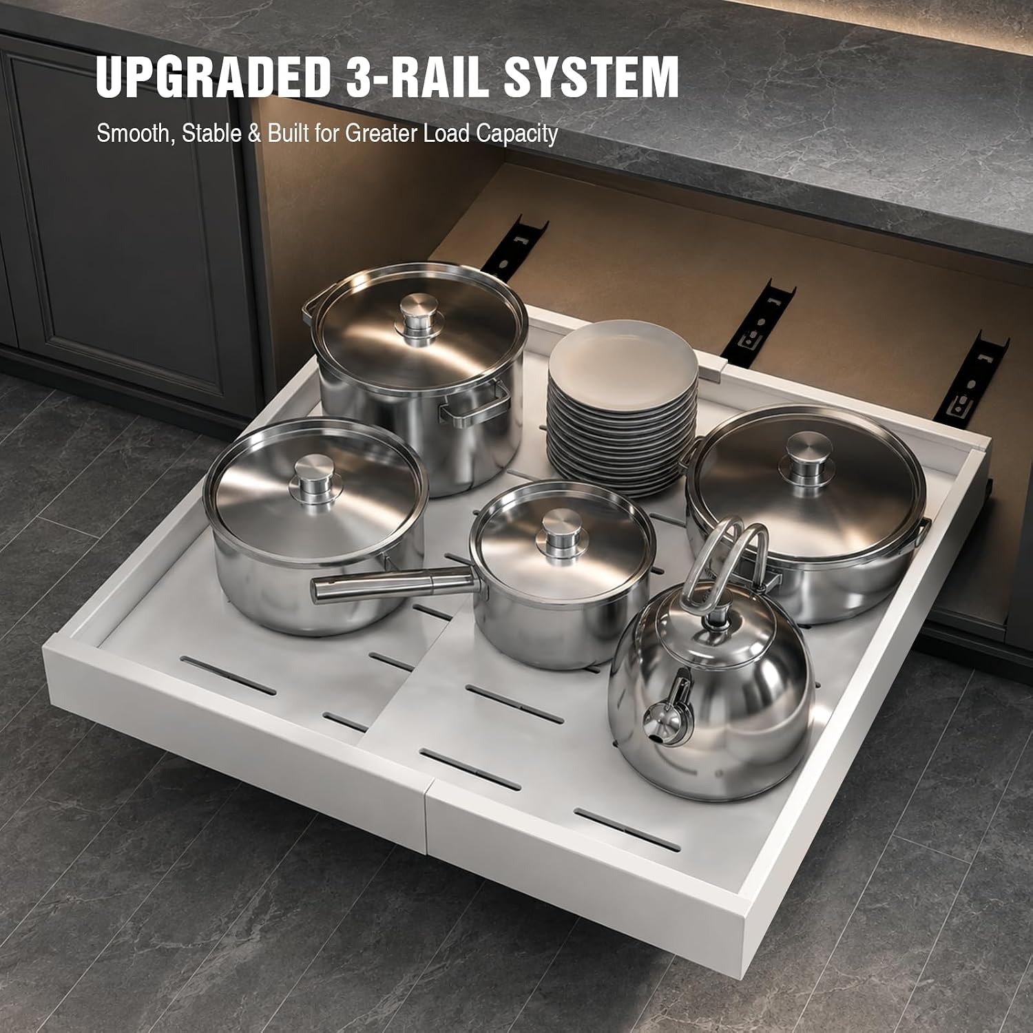 Thumbnail 6 de Seinloes Expandable Pull Out Cabinet Organizer