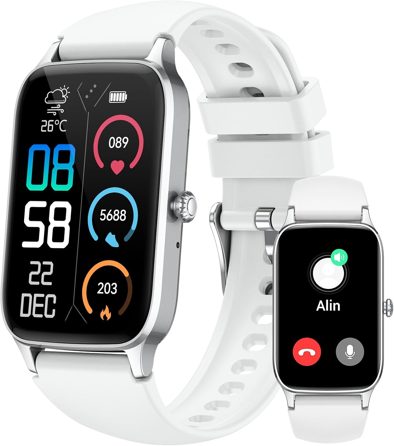 Detalle de Motast Smartwatch Uomo Donna 1.57": Chiamate Bluetooth, 123+ modalità sportive e monitoraggio salute