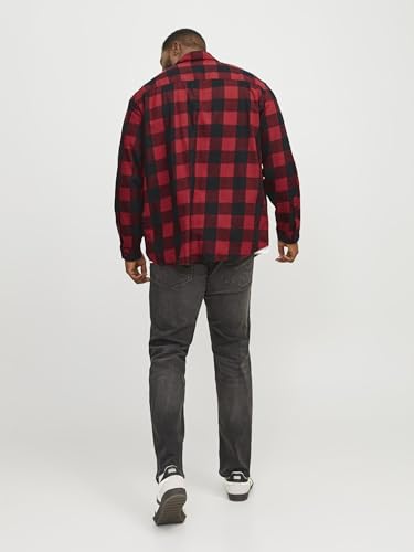 Thumbnail 3 de Jack & Jones Jjegingham Camisa L/S Ps Noos Roja 5XL