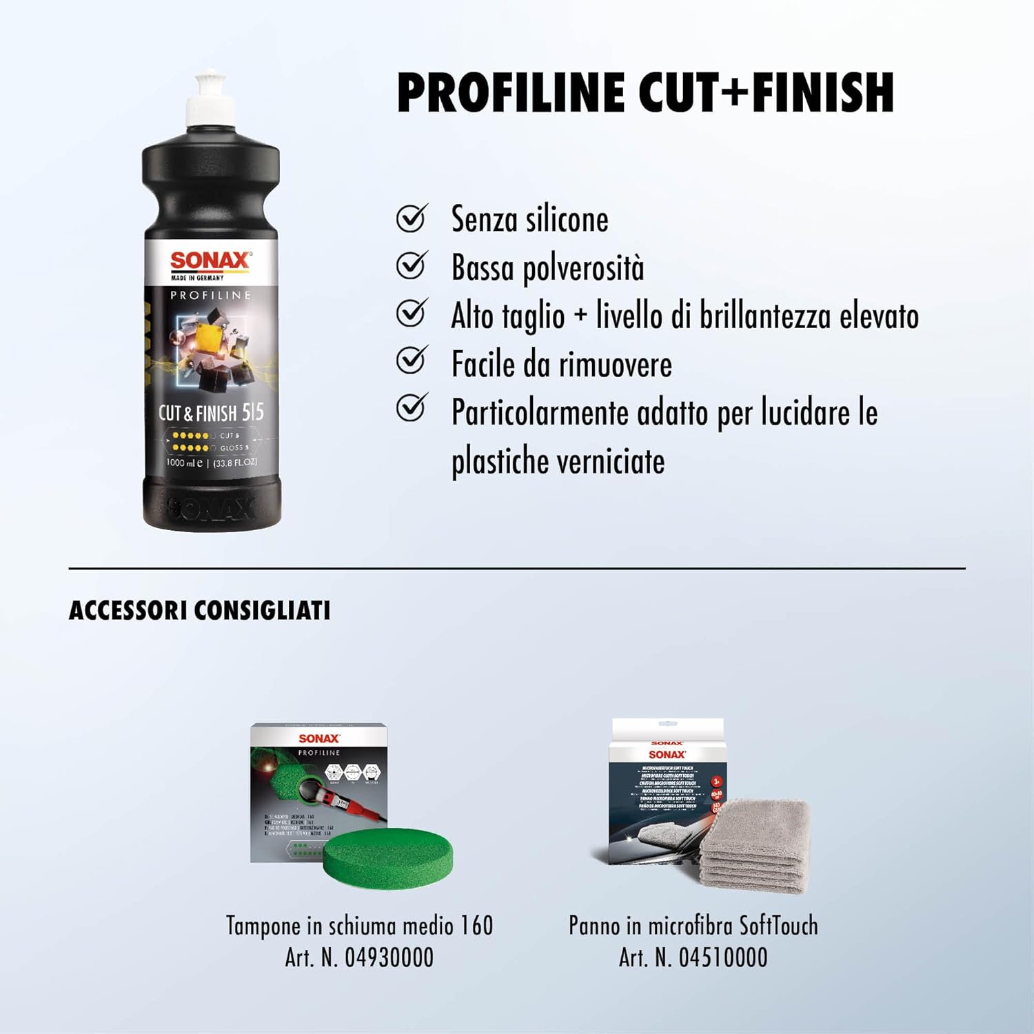 Thumbnail 3 de SONAX PROFILINE Cut+Finish (1 Litro) – lucidatura rapida per imperfezioni medie e lucentezza brillante