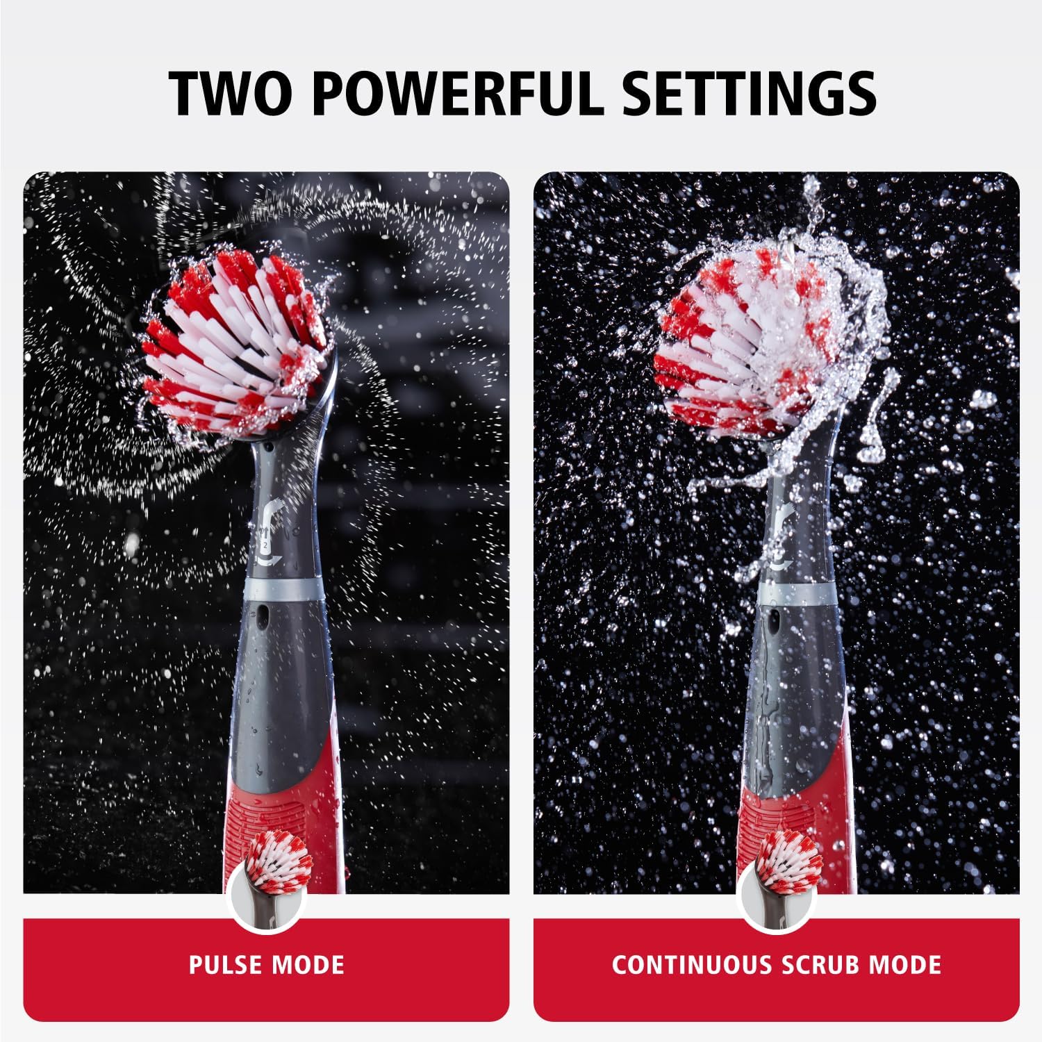 Detalle de Rubbermaid Reveal Power Scrubber 18-Piece Kit: Cordless Cleaning Power for Home, Kitchen, Bathroom