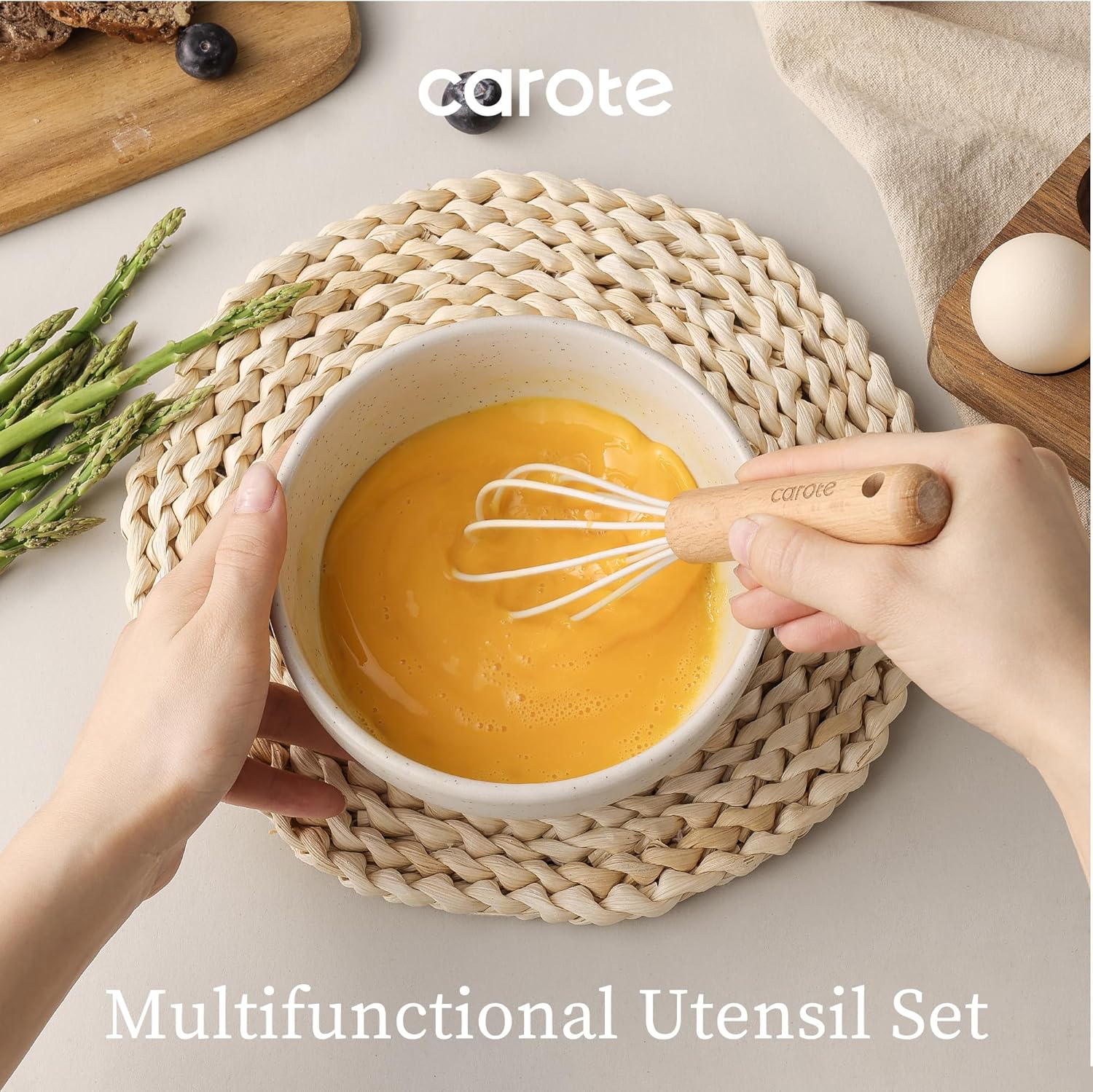 Thumbnail 4 de CAROTE Silicone Cooking Utensils Set 10 Pc