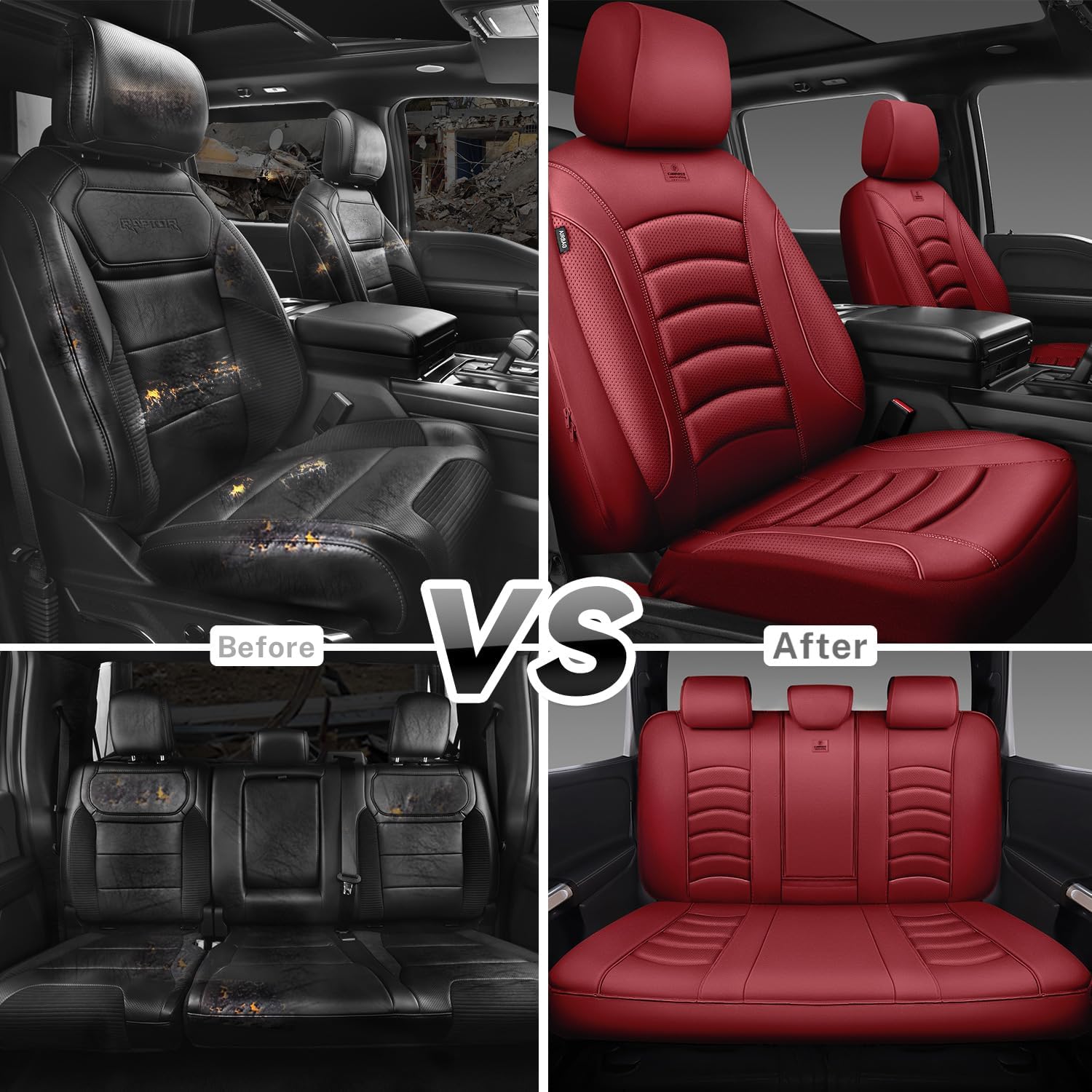 Thumbnail 5 de CAR PASS 3D PU Seat Covers