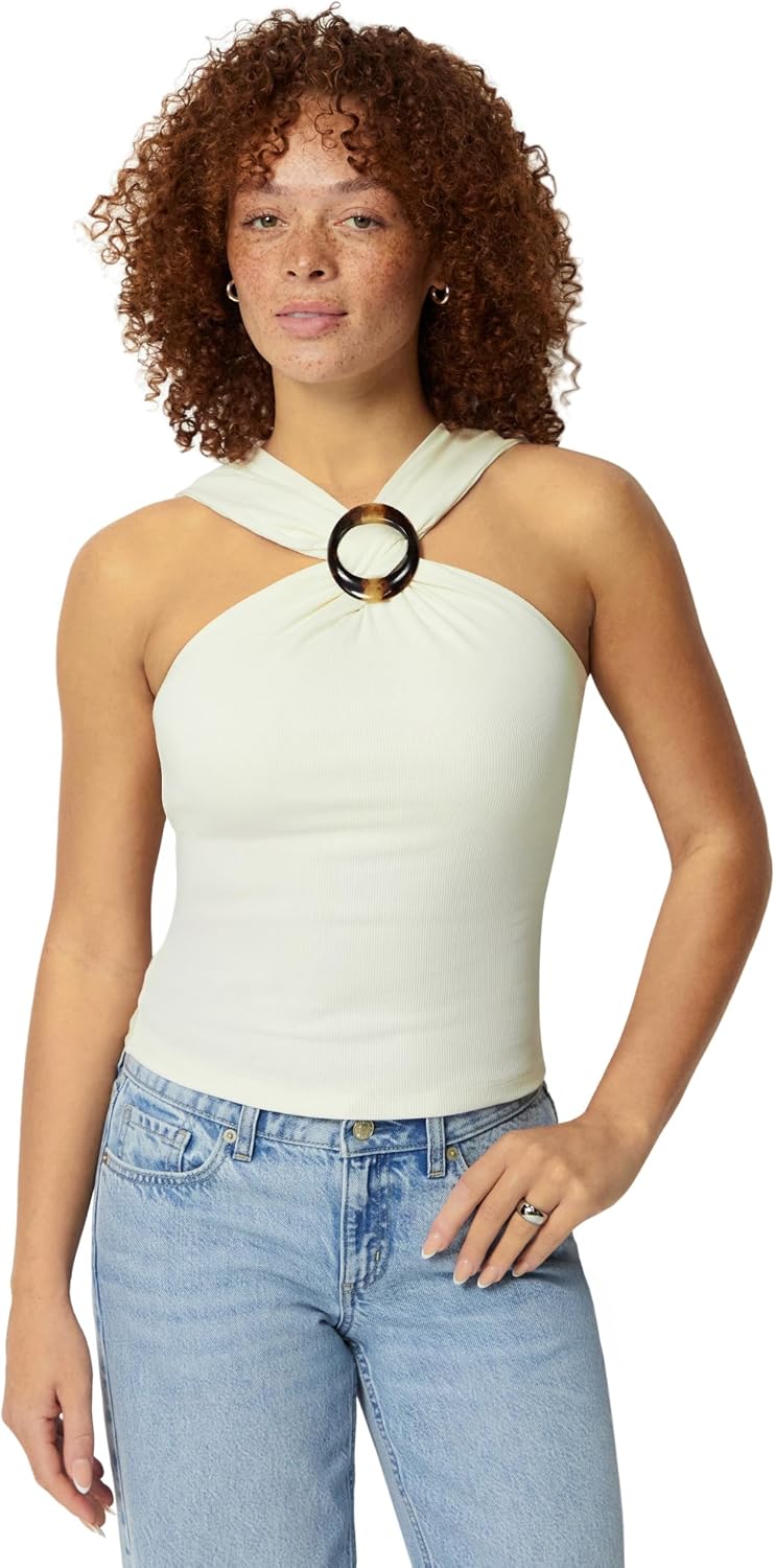 Thumbnail 6 de Amazon Essentials Women's Slim-Fit Ribbed Halter Neck Top with Resin Detail