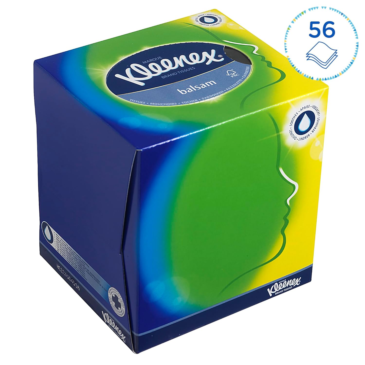Detalle 1 de Kleenex Mouchoirs Boîte Cubique 672 🧻