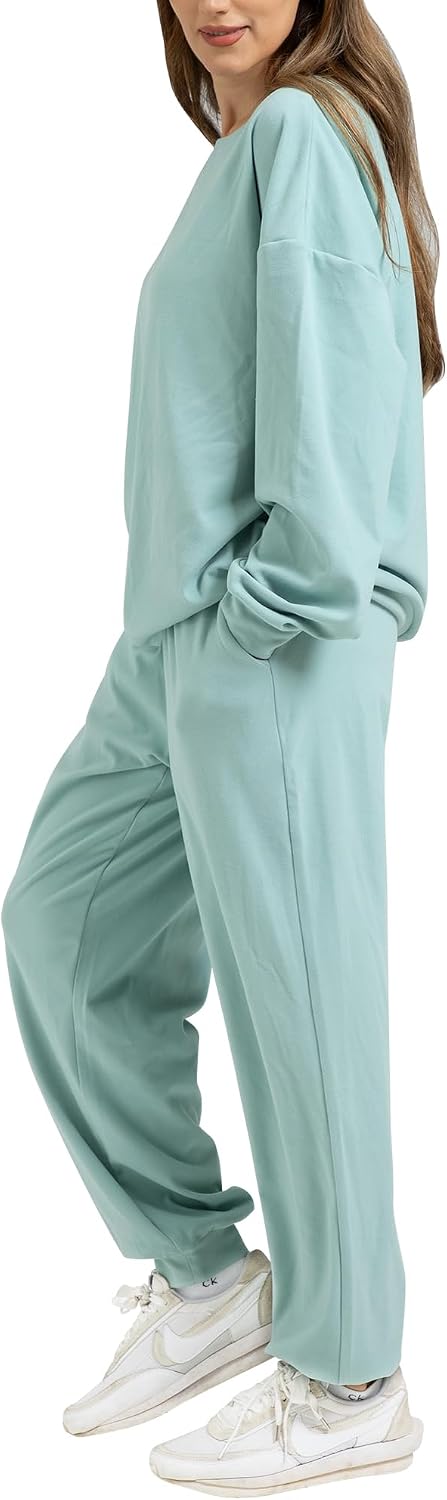 Detalle de Winthome Women's 2-Piece Fleece Sweatsuit Set