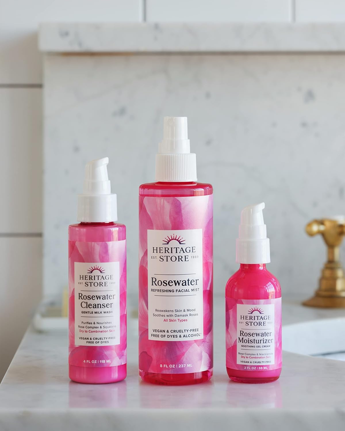 Thumbnail 5 de HERITAGE STORE Rosewater Hydrating Face Mist 12 oz 💧