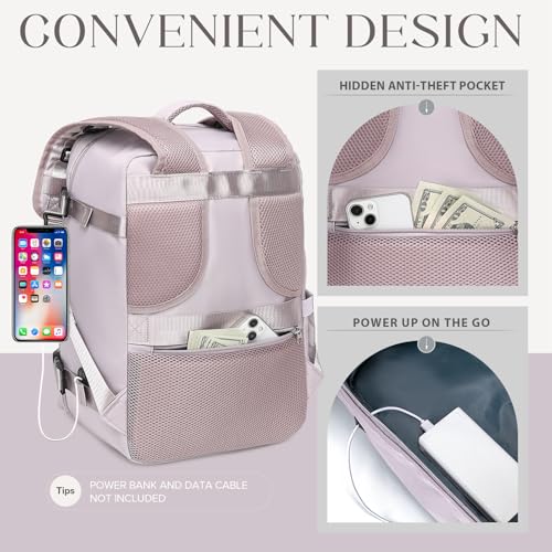 Thumbnail 3 de Hayayu Mochila de viaje cabina 40x20x25 cm (20L) para Ryanair y vuelos europeos