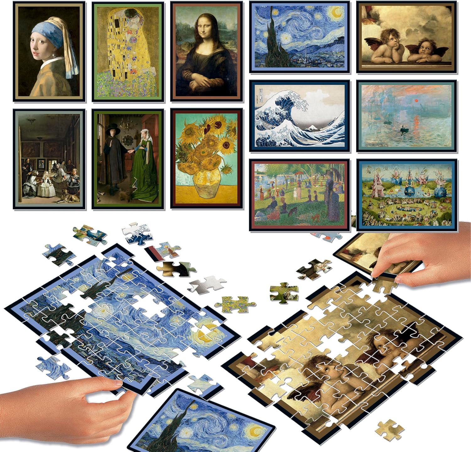 Thumbnail 1 de Puzzle Battle Art Educa – 12 mini-puzzles de 42 pièces (à partir de 7 ans)