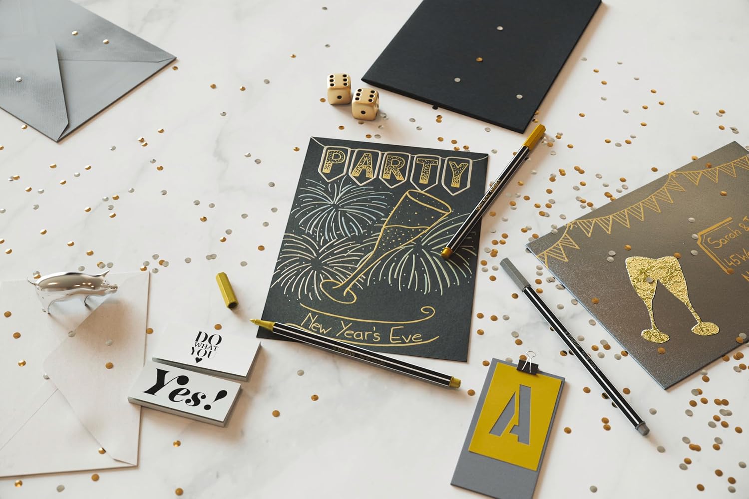 Detalle de STABILO Premium Metallic-Filzstift – Pen 68 metallic im 8er Metalletui