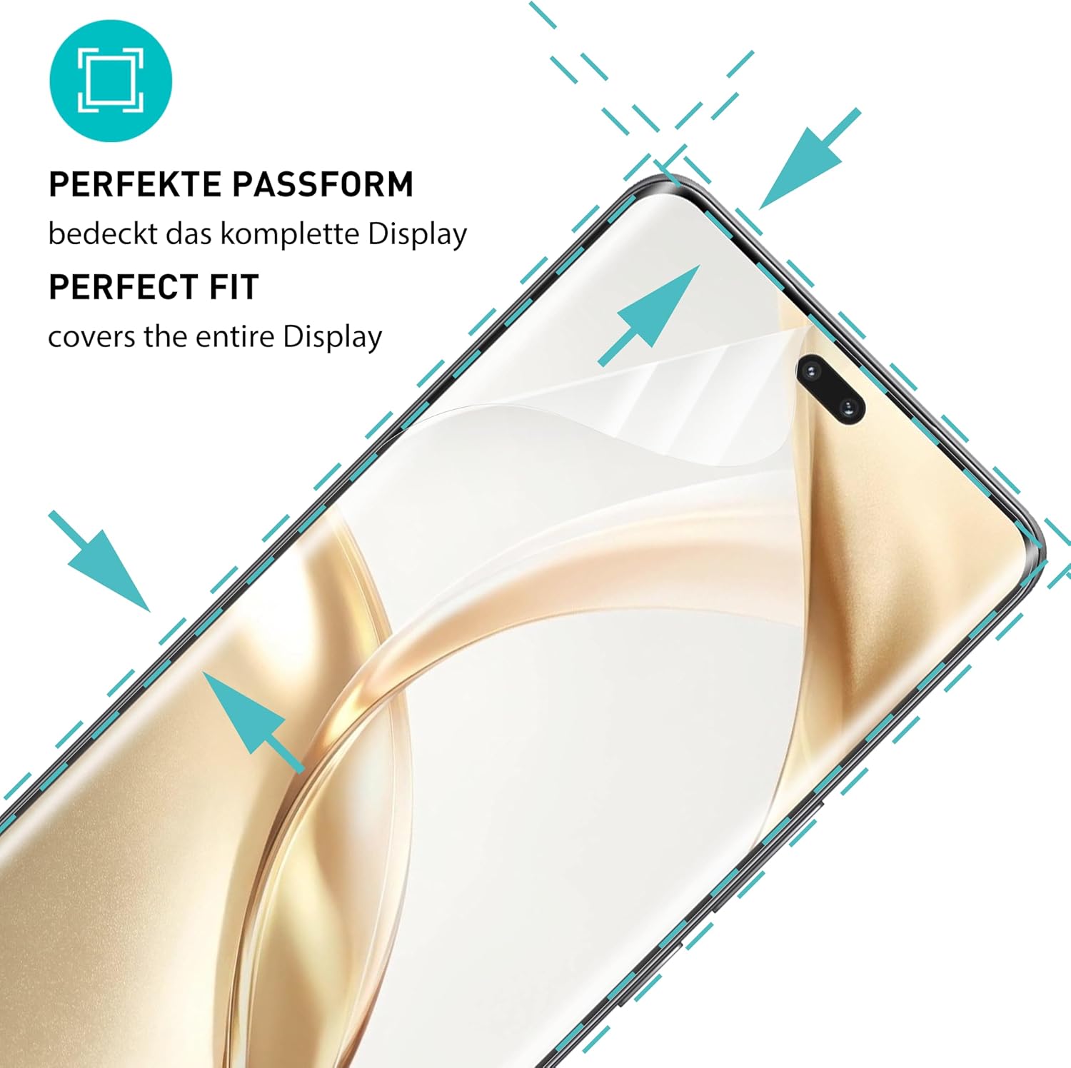 Thumbnail 1 de SmarTect TPU Screen Protector for Honor 200 Pro, 2 Films + 2 Camera Protectors