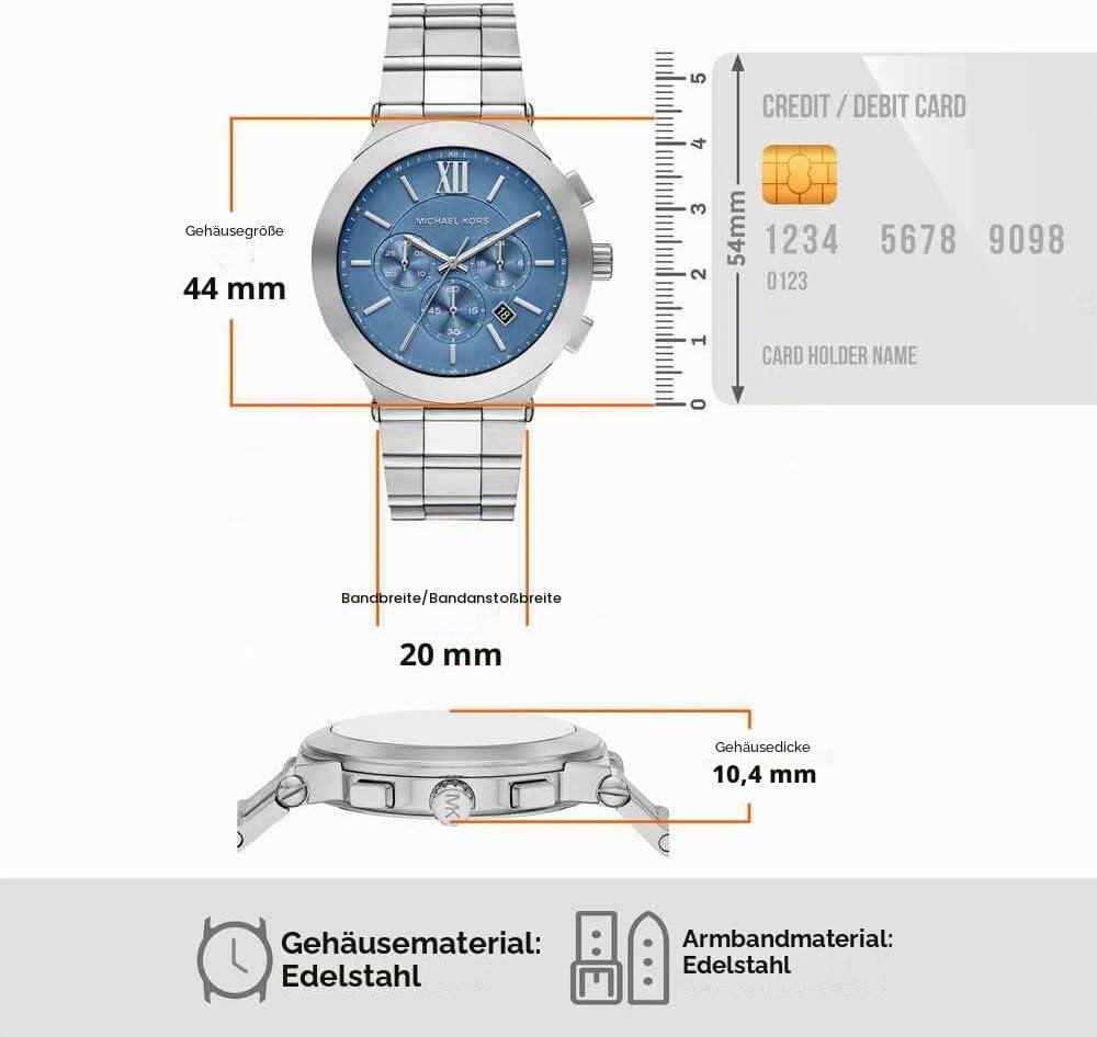 Thumbnail 6 de Michael Kors Billie Herren Uhr MK9220 – 44 mm Chronograph mit Quarzwerk