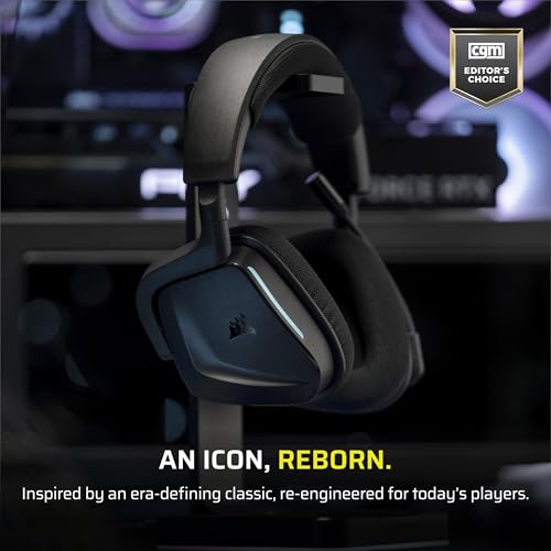 Thumbnail 1 de Corsair Void v2 Wireless Gaming Headset with Bluetooth (Carbon)