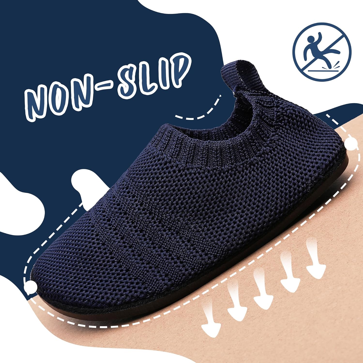 Thumbnail 4 de Sosenfer Hausschuhe für Kinder (Junge & Mädchen) – Barfußschuhe mit rutschfester, atmungsaktiver Sohle