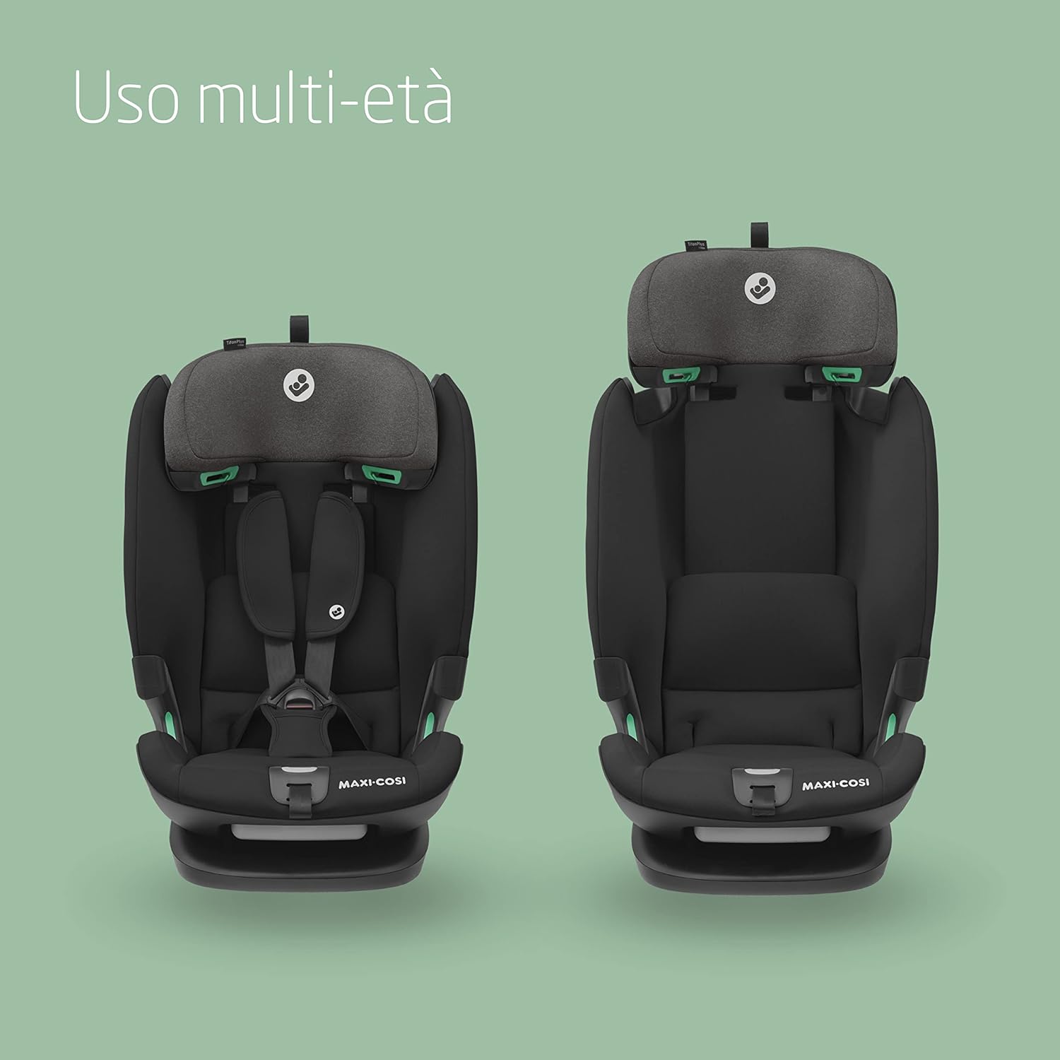 Thumbnail 4 de Maxi-Cosi Titan Plus i-Size seggiolino auto ISOFIX 76–150 cm (15 mesi–12 anni) Authentic Black