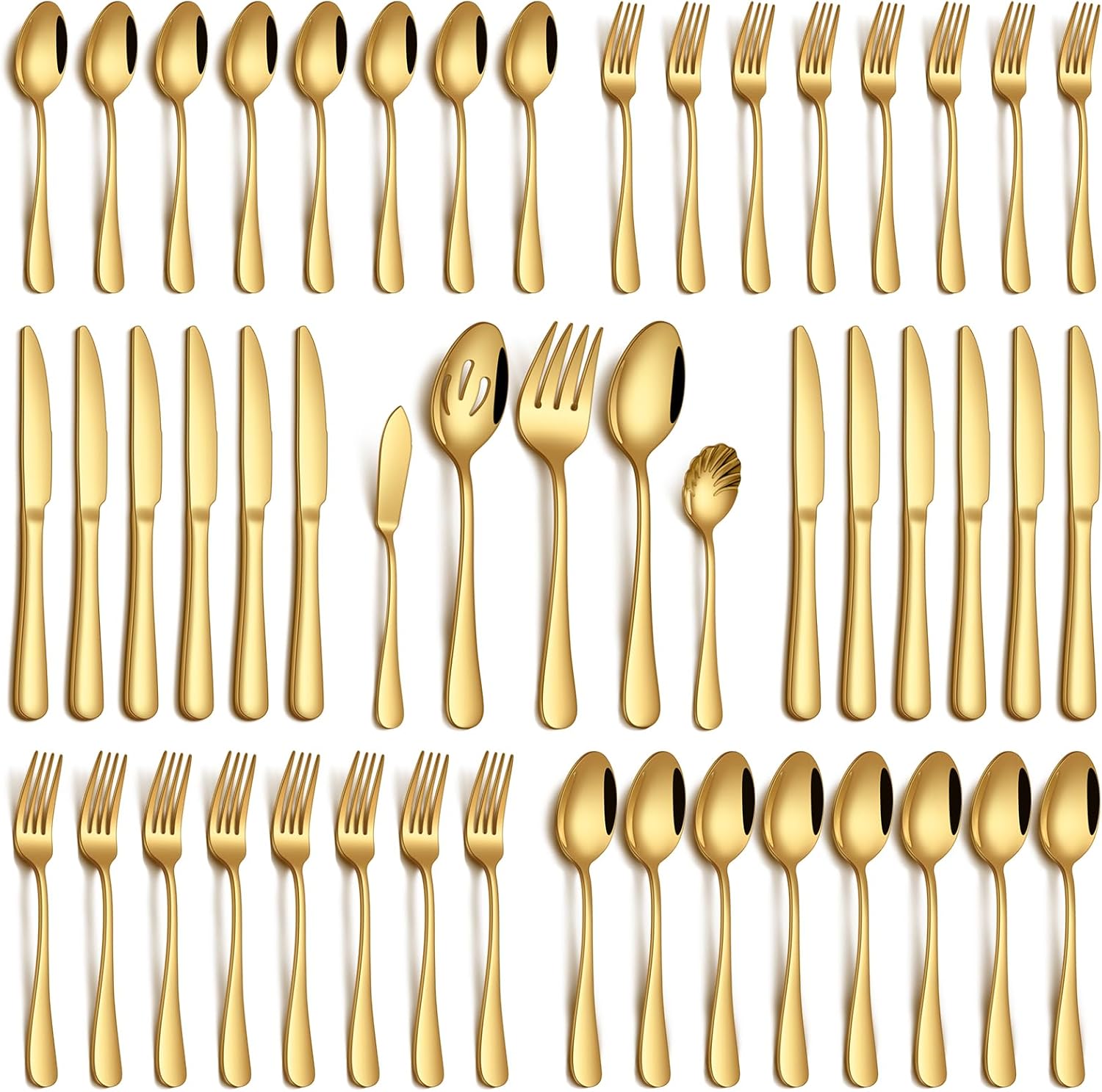 Detalle de PHILIPALA Silverware Set, 45-Piece