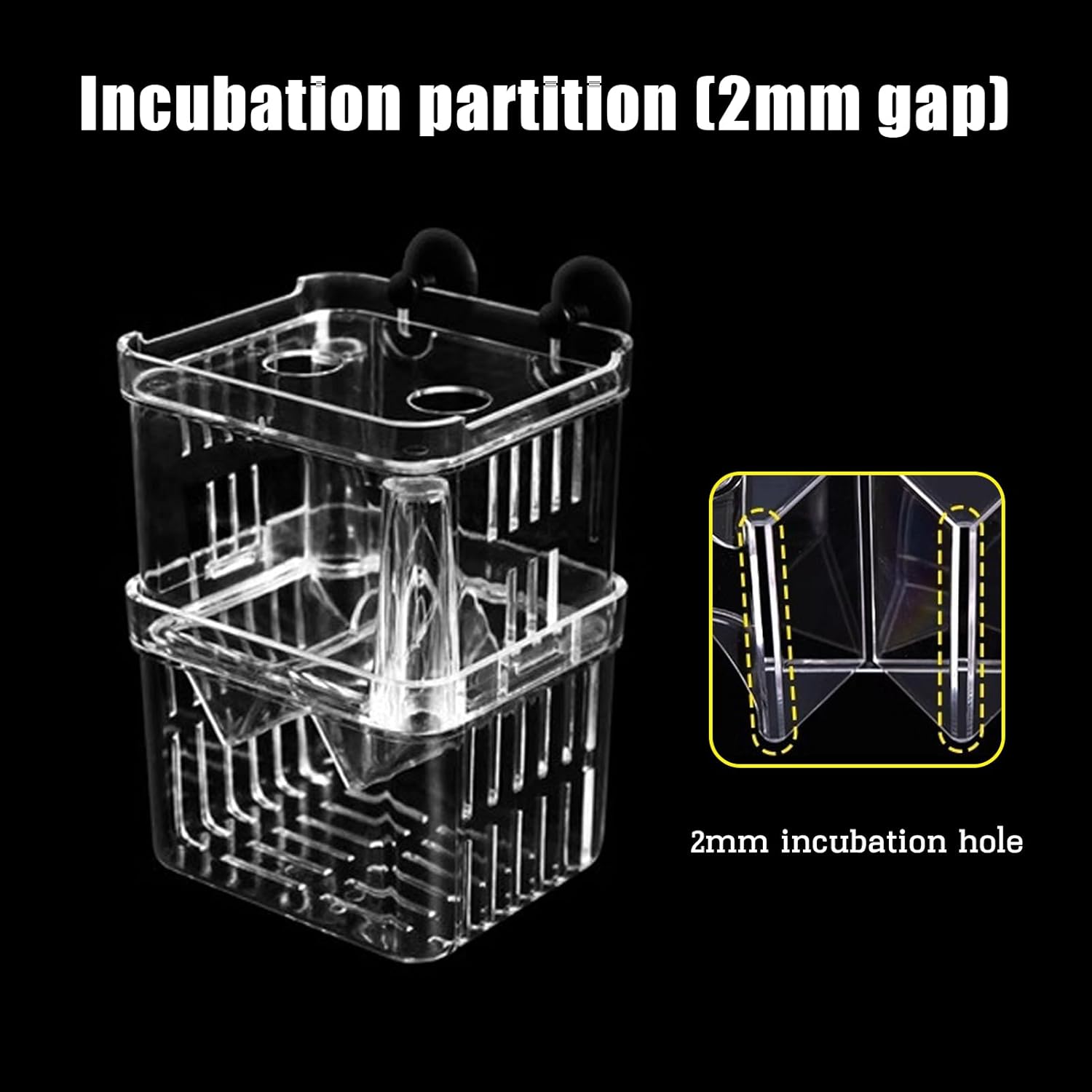 Thumbnail 6 de Breeding Box for Fish Tank Fry Hatchery Incubator 🐟