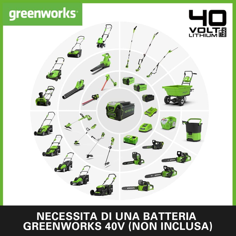 Thumbnail 4 de Greenworks 40V Soffiatore foglie assiale con Modalità Cruise 177 km/h (solo utensile) G40AB
