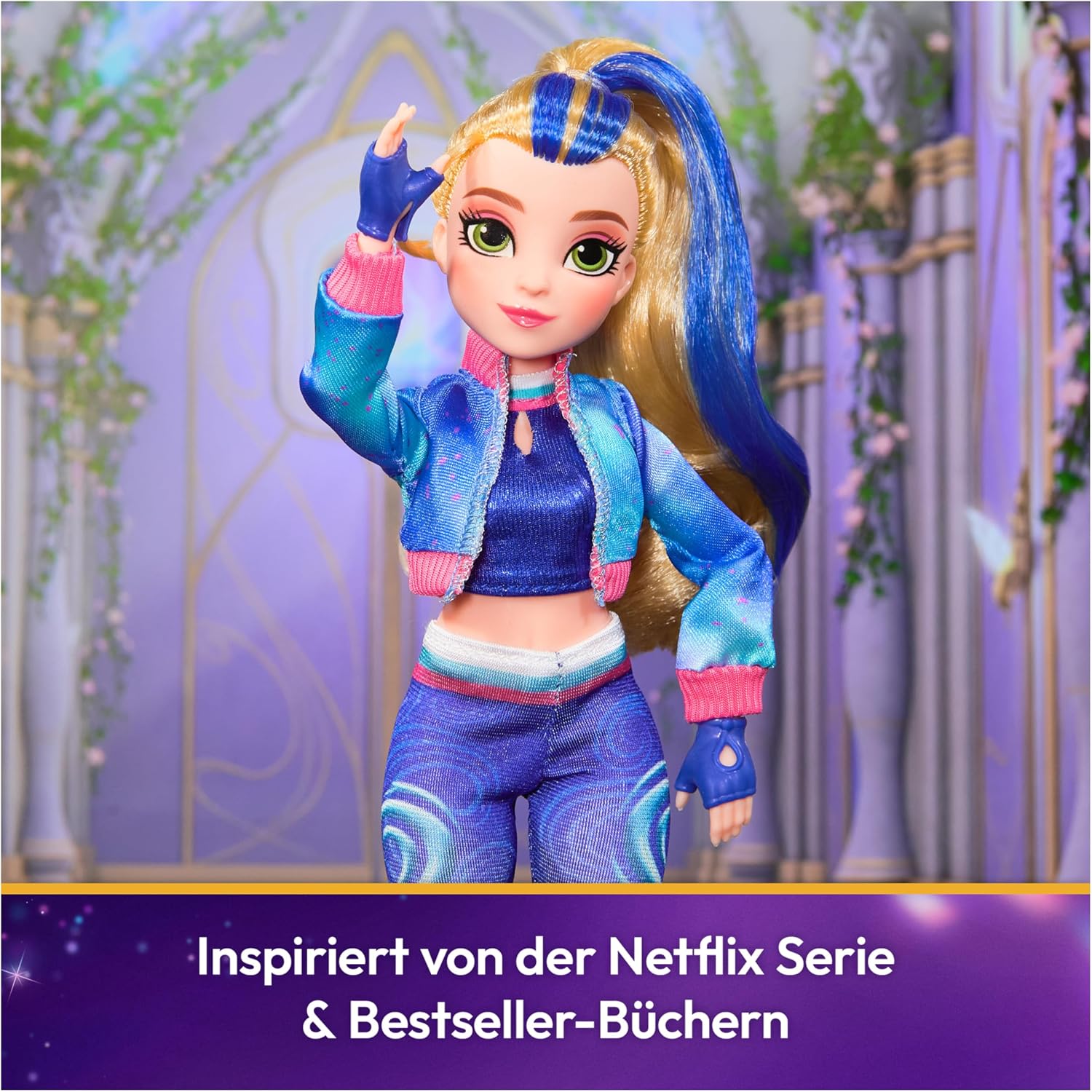 Detalle de Unicorn Academy Ankleidepuppe Isabel (Originalpuppe) – 24 cm mit echtem Haar, abnehmbare Kleidung & Accessoires