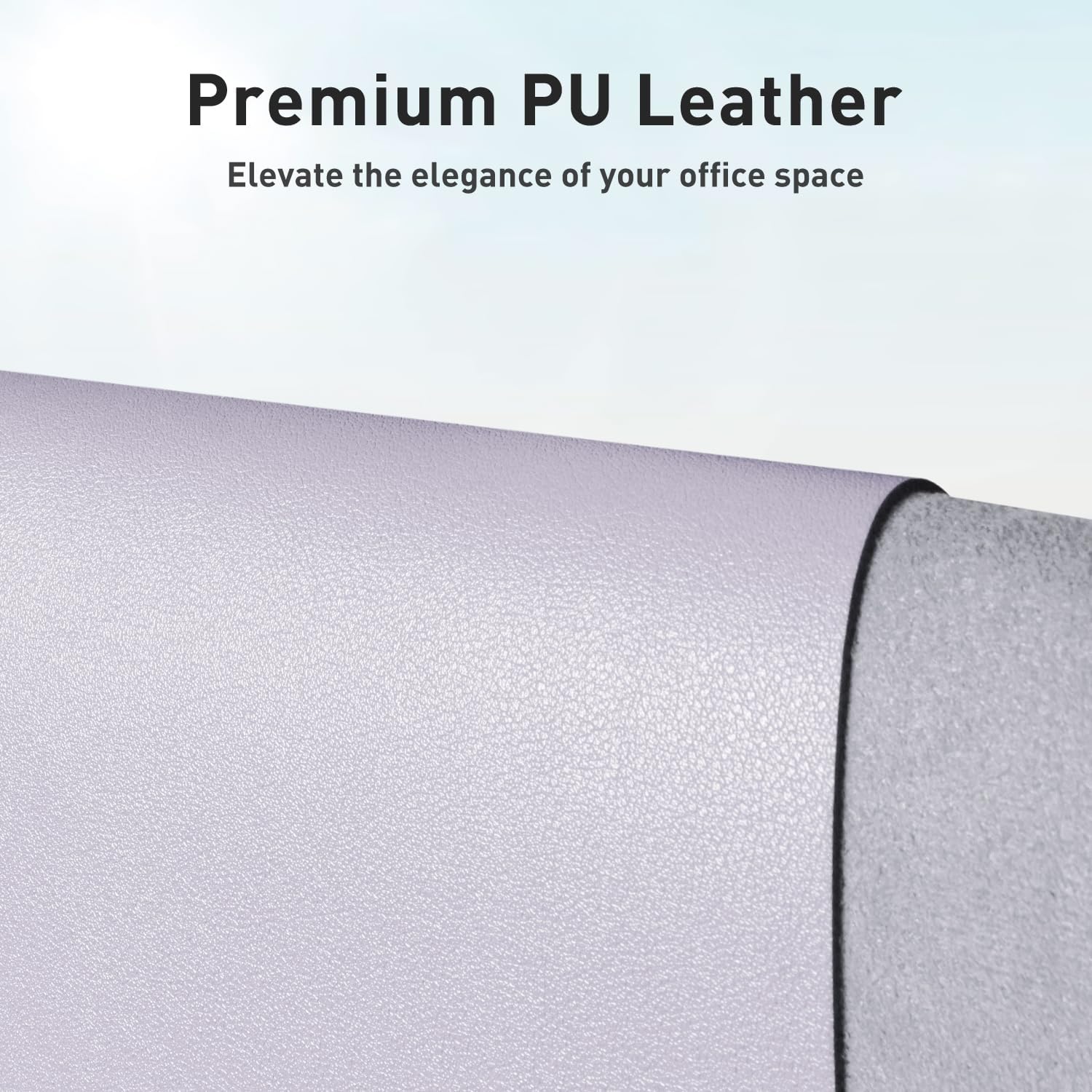 Detalle 2 de Aothia Large Synthetic Leather Desk Protector 23.6×13.7 in