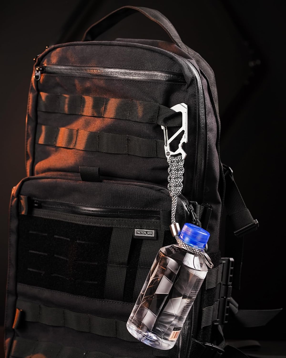 Thumbnail 1 de KeyUnity KC04 Paracord Keychain Carabiner Clip