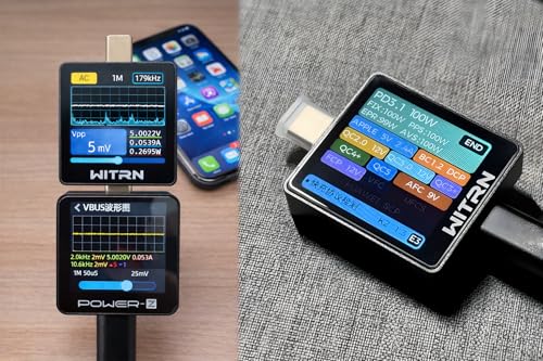 Detalle de AVHzY K2 USB Spannungs- und Strommesser – PD3.1 / EPR 28 V Protokolltester (K2R 48V)