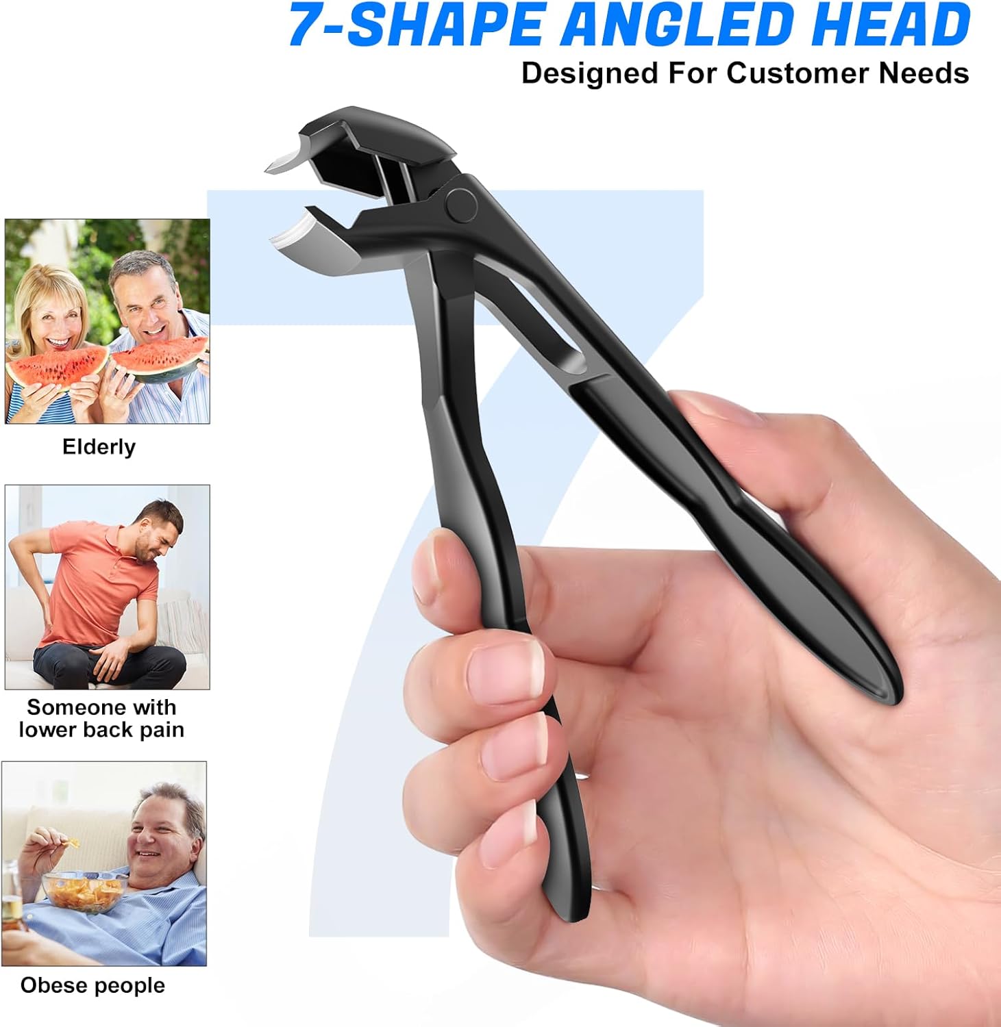 Detalle de 2026 Angled Head Toenail Clippers 37mm, 6PCS ✂