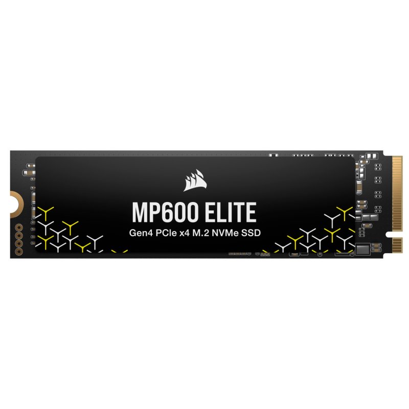 Detalle de Corsair MP600 Elite 1TB: SSD NVMe Gen4 x4 M.2 sin disipador para PC y portátil