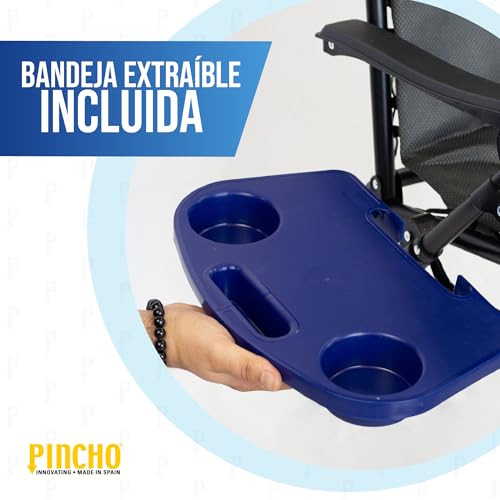 Thumbnail 7 de Pincho Tumbona Exterior de Gravedad Cero – Pack 2, Sillas Reclínables o Hamacas para Playa, Terraza y Camping (Negro)
