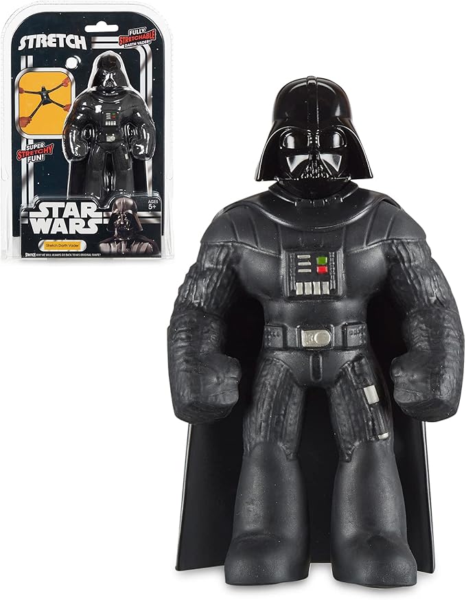 Detalle de STRETCH Star Wars Mini Darth Vader 🎭 Muñeco Elástico Coleccionable