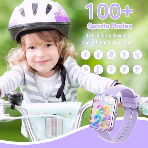 Thumbnail 6 de PTHTECHUS Smartwatch Fitness 1.83" per Bambini – Orologio con Contapassi, 25 Modalità Sportive e Notifiche