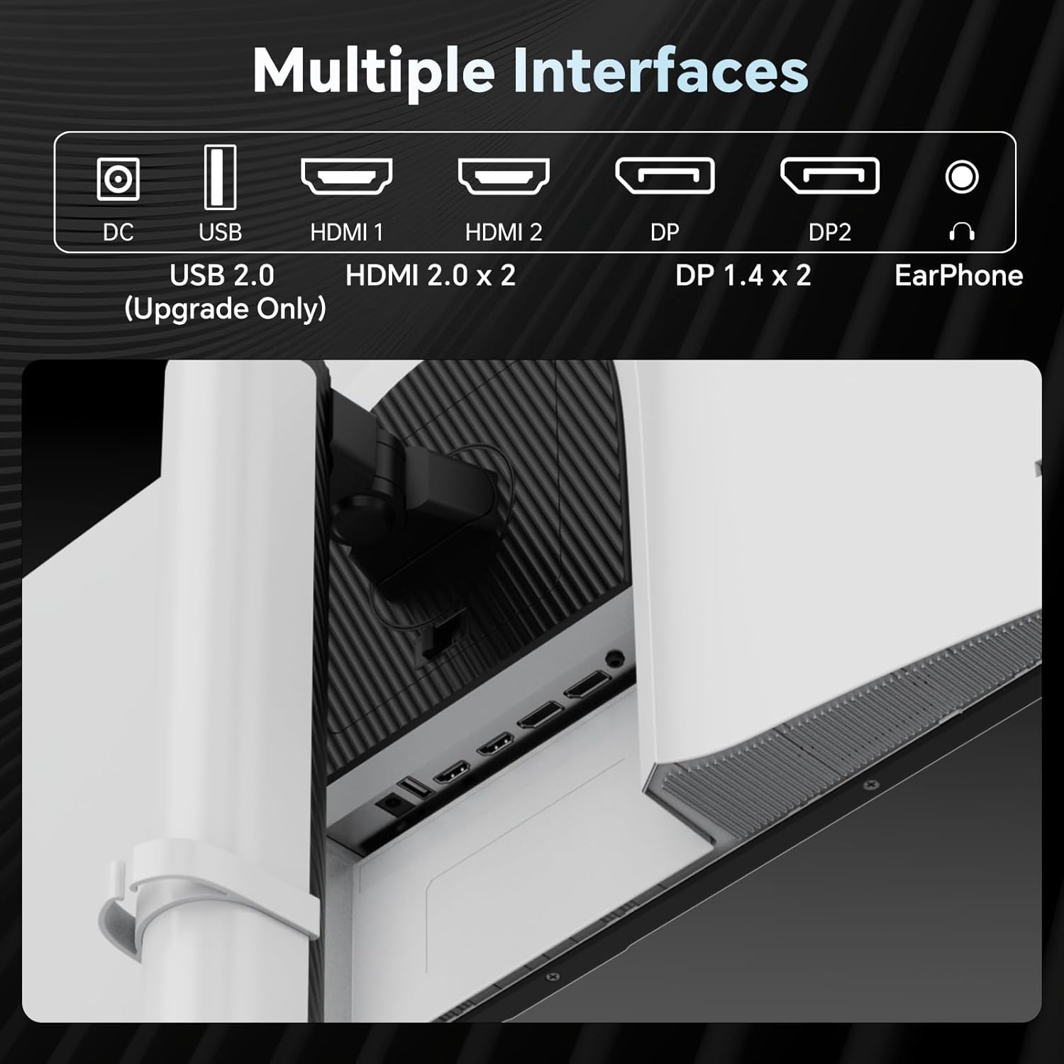 Thumbnail 6 de KTC Gaming Monitor 27 Inch – 2K 200Hz (OC 210Hz) with Built-in Speakers