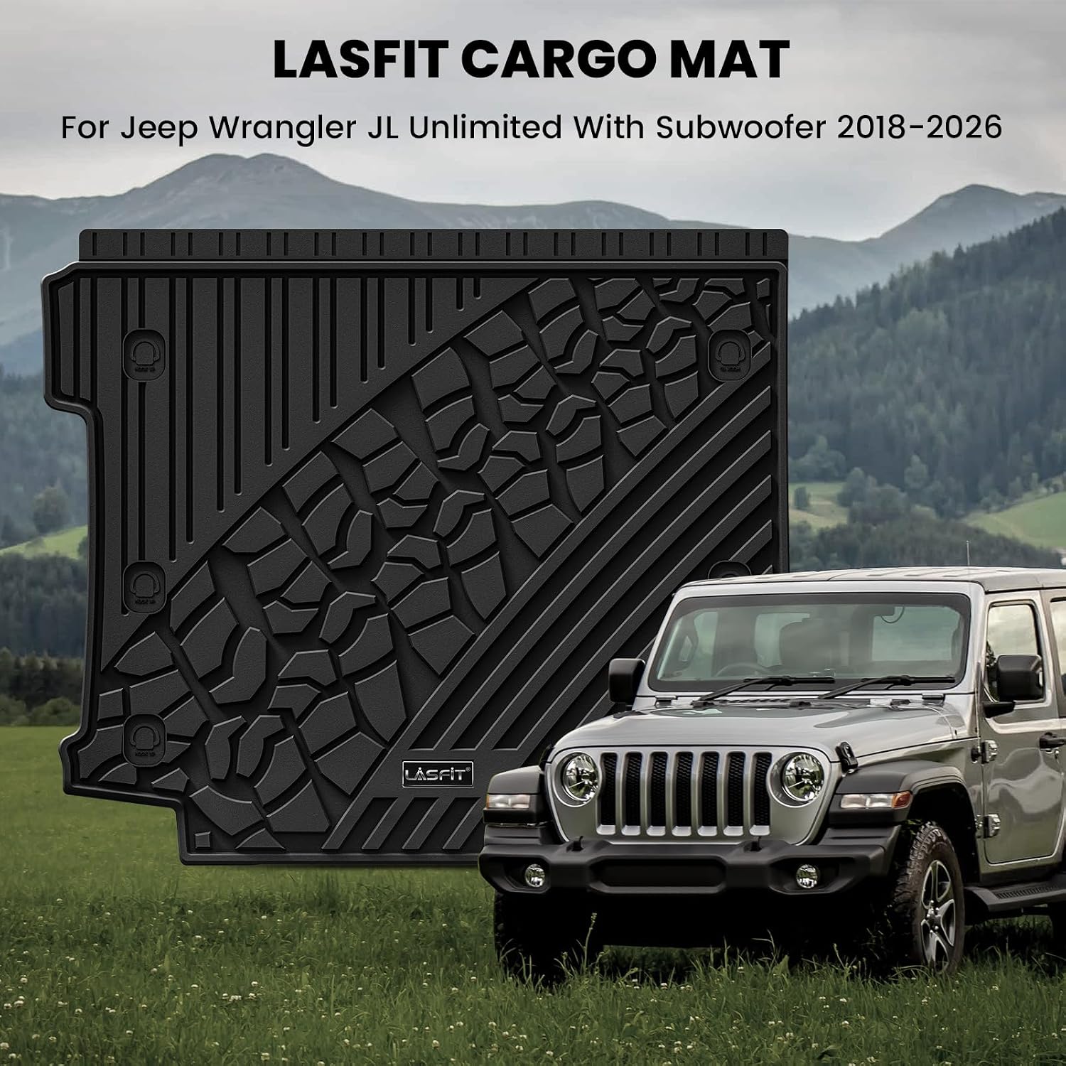 Detalle de LASFIT Cargo Mat for Jeep Wrangler JL