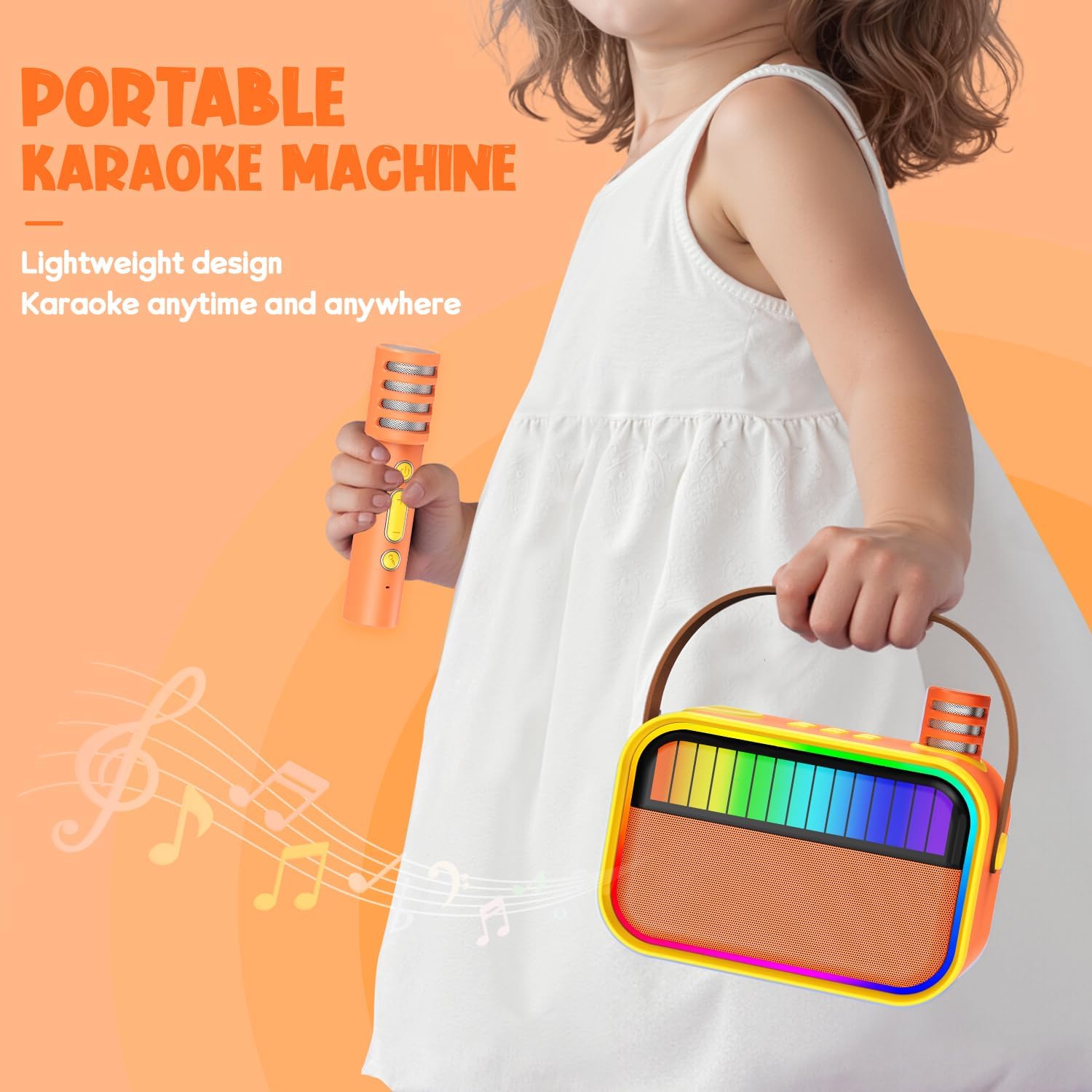 Thumbnail 2 de Ankuka Karaoke Machine portable Bluetooth speaker with 2 mics 🎤