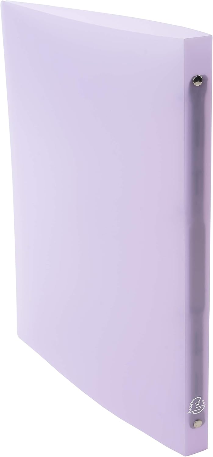 Detalle 2 de Exacompta 51170E - Lot de 5 classeurs souples Chromaline pastel, A4, 4 anneaux 15 mm, 320 x 250 mm