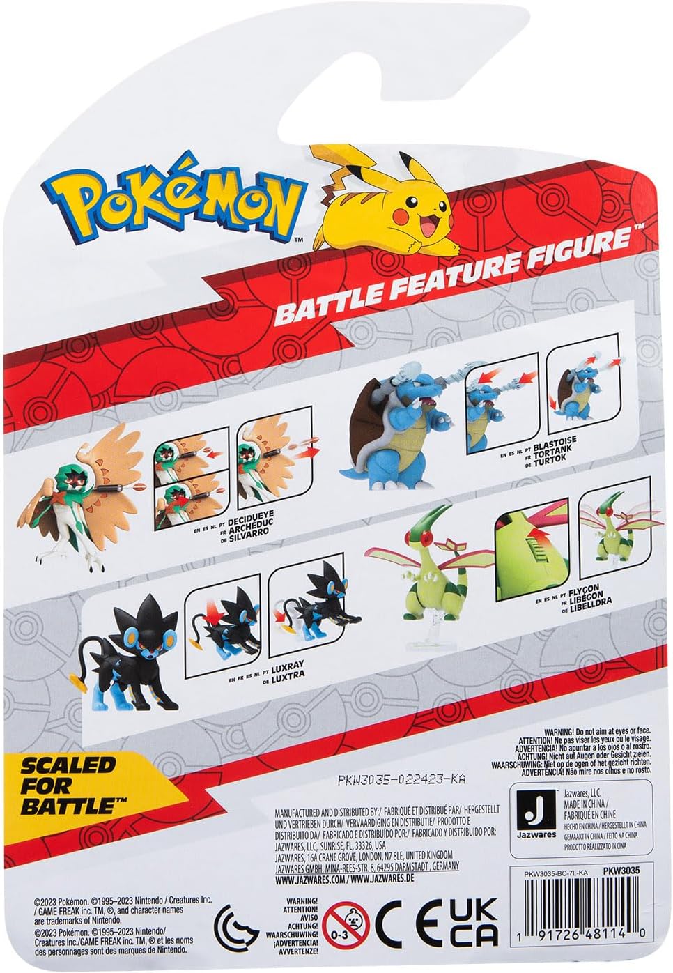 Thumbnail 4 de Pokémon PKW3035 Turtok 11,5 cm Battle Figure