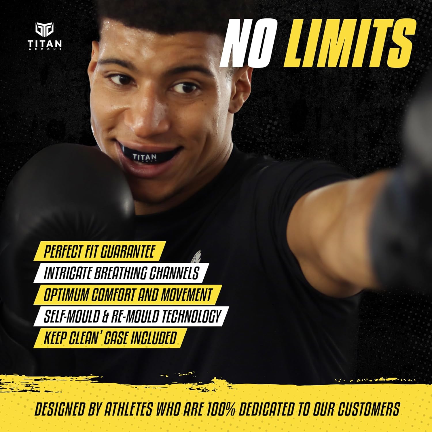 Thumbnail 6 de Titan Armour Gum Shield Dual-Layer 1-year