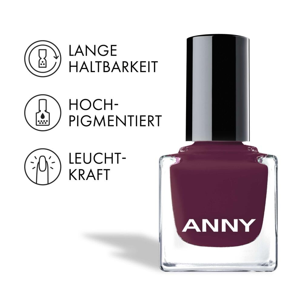 Thumbnail 3 de ANNY Nail Polish – Cheeky Plum Berry, hochwertiger Farb-Nagellack mit langanhaltendem Glanz (15 ml)
