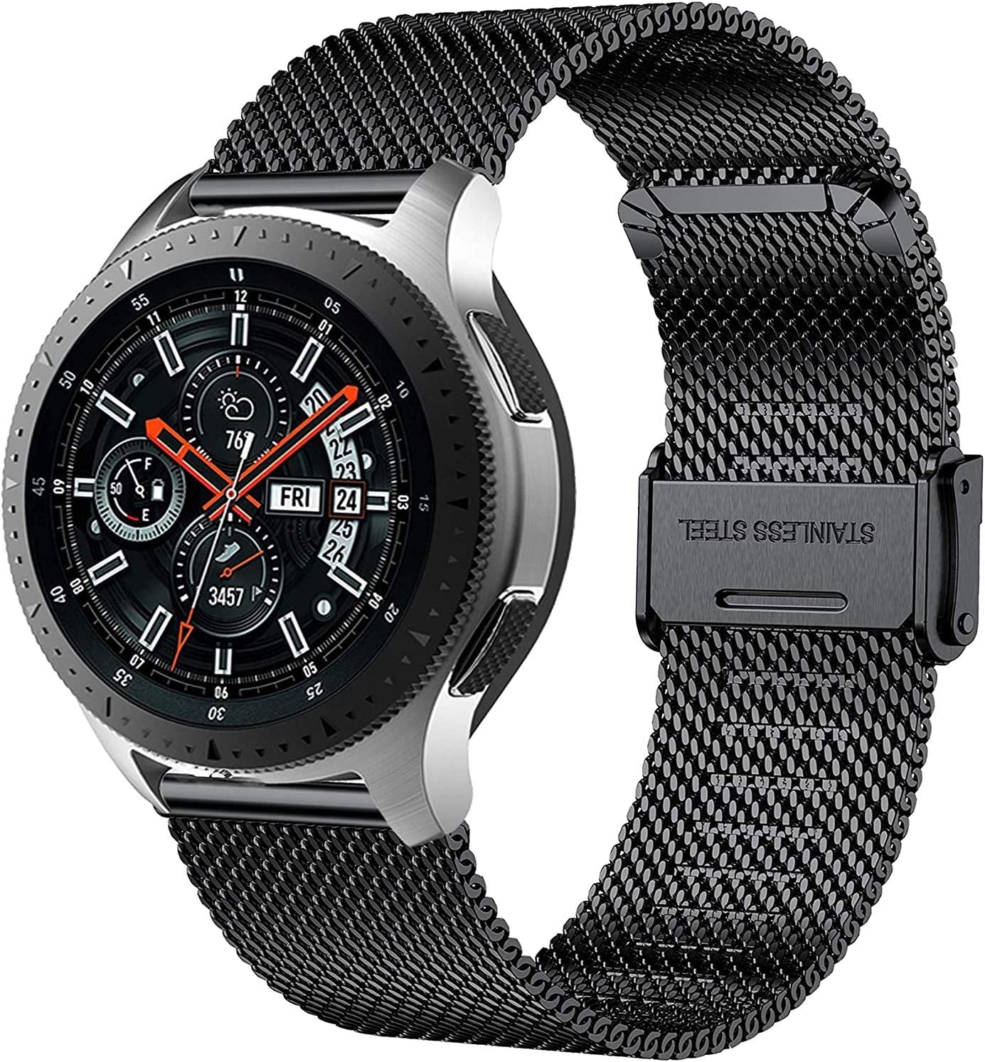 Detalle 2 de MUENShop 22mm Stainless Steel Watch Strap
