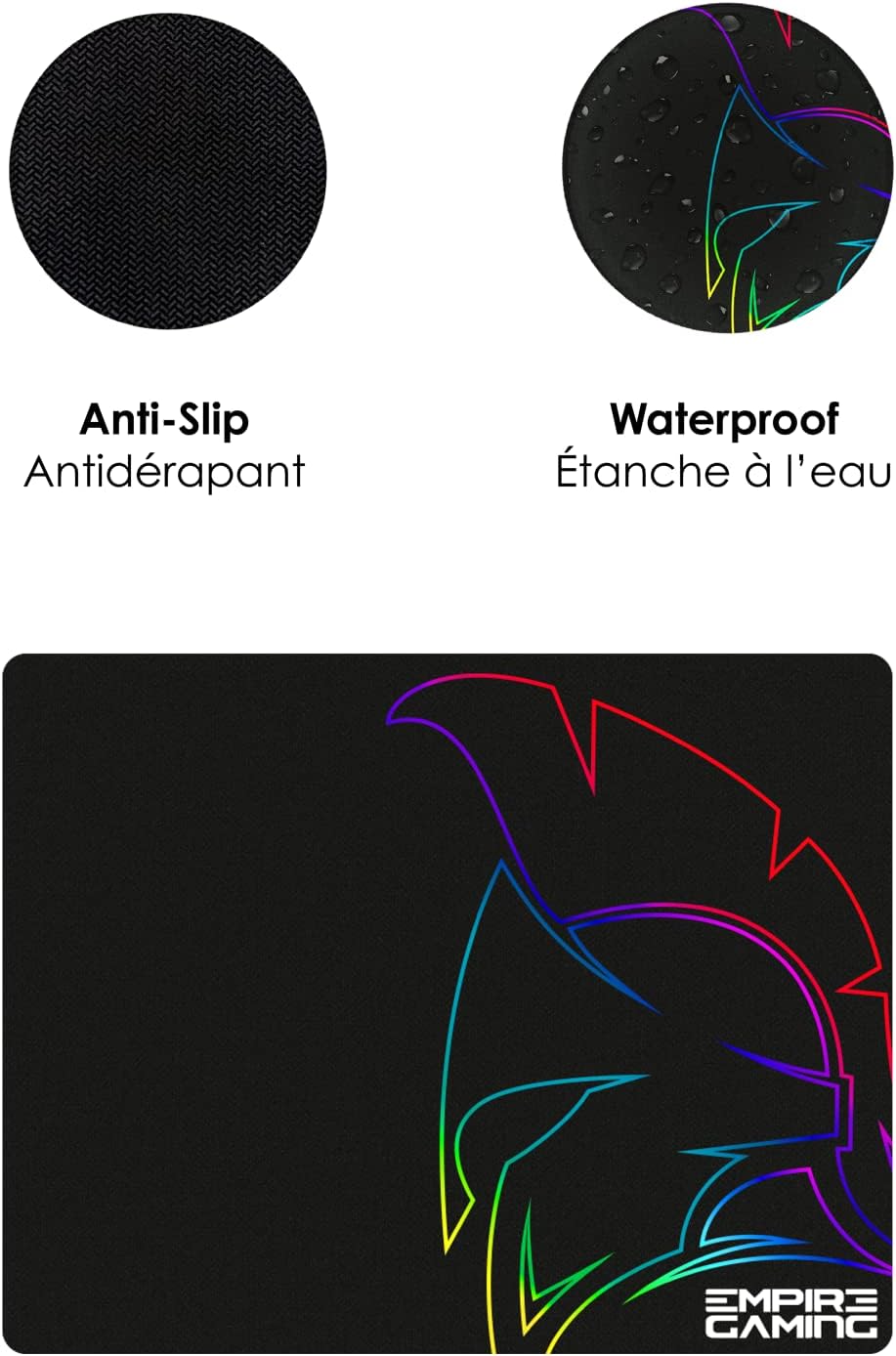 Thumbnail 5 de Empire Gaming Armor RF800 Pack clavier + souris + tapis gaming sans fil 2,4 GHz AZERTY RGB