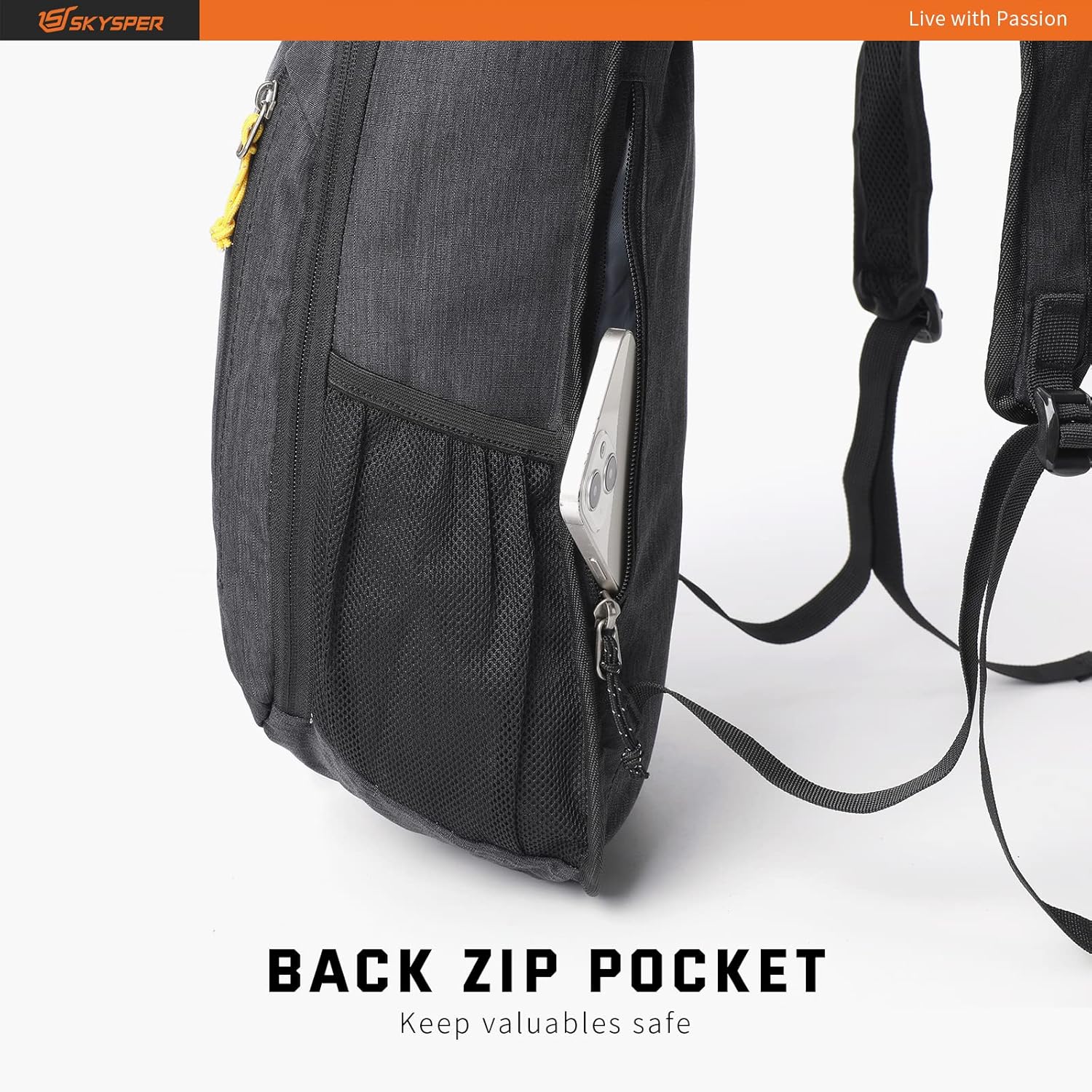 Thumbnail 6 de SKYSPER Small Daypack 10L Packable Lightweight Hiking Backpack (Foldable Travel Day Pack)