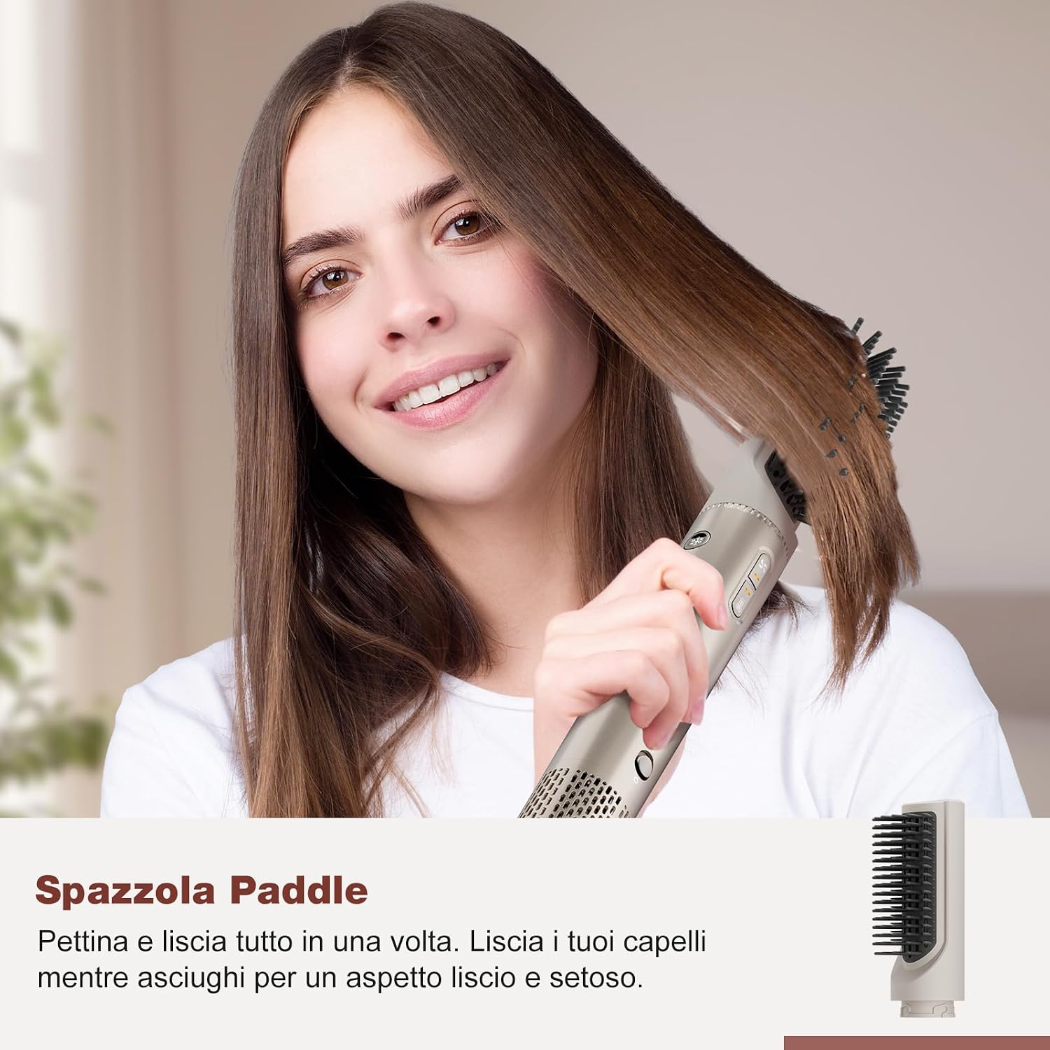 Thumbnail 6 de 7MAGIC Spazzola ad Aria Calda 7 in 1 da 1400W con Custodia da Viaggio