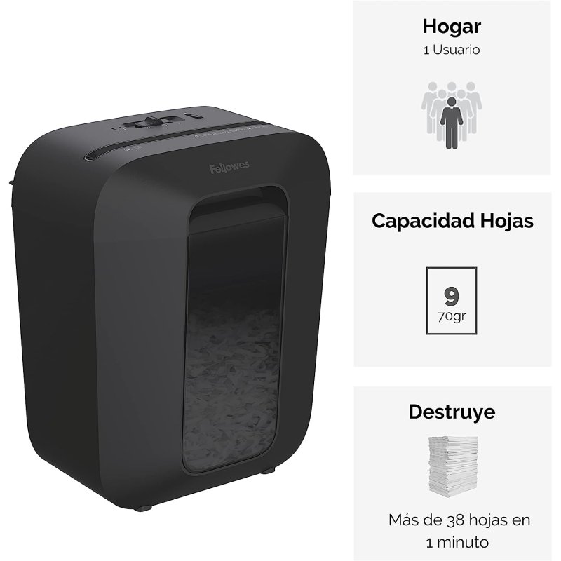 Thumbnail 1 de Fellowes Powershred LX50 Destructora de papel 17 L 🖨