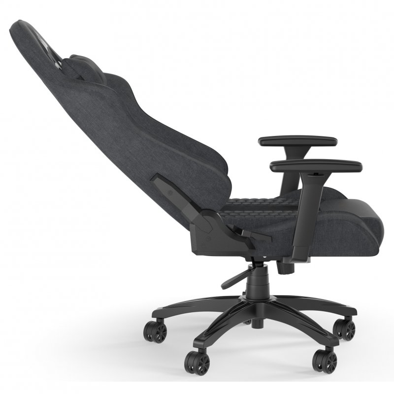 Thumbnail 2 de Corsair TC100 RELAXED Silla Gaming de tela gris/negro con respaldo reclinable